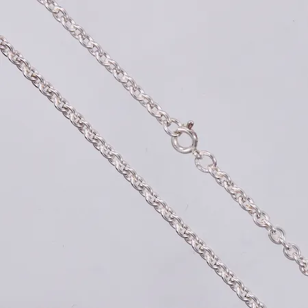 Kedja Ankarlänk, längd: ca 68,5cm, bredd: ca 3,5mm, 830/1000 Silver  Vikt: 18,2 g