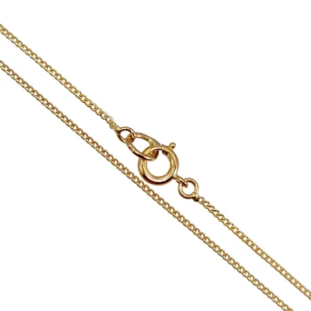 Halskedja Pansar, 14K guld, längd 61,0 cm, bredd 1 mm Vikt: 2,7 g