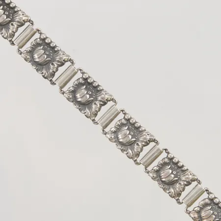 Armband, 18,5cm, bredd:13mm, defekt lås, 830/1000 Silver 25,0g.