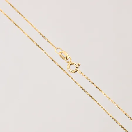 Kedja Ankar, längd 44,5cm, bredd 0,5mm, 14K Vikt: 1,6 g
