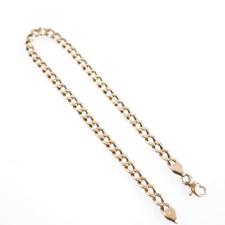 Armband, pansar, 24cm, bredd 4mm, 18k Vikt: 7,6 g