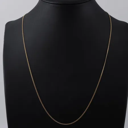 Kedja Pansar, längd 62cm, bredd 1,6mm, 18k Vikt: 5,9 g