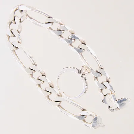 Silversmycken, stenar, defekta, silver 925/1000 Vikt: 34,5 g