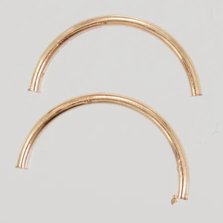 Ring, defekt, klippt, gravyr, 18K, Vikt: 5,1 g