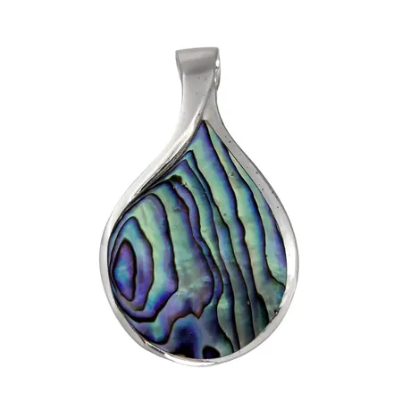 Hänge, stor modell, silver 925/1000, Pärlemor, längd 54 mm, bredd 32 mm, Pärlemor utan anmärkning Vikt: 13,3 g