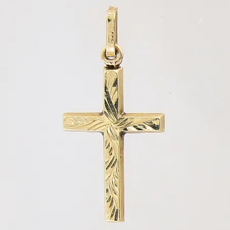 Hänge, Kors, 28x14mm, 14K Vikt: 0,8 g