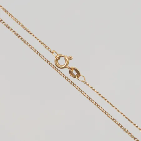 Kedja, pansar, 65cm, bredd:1mm, 18K 3,6g.