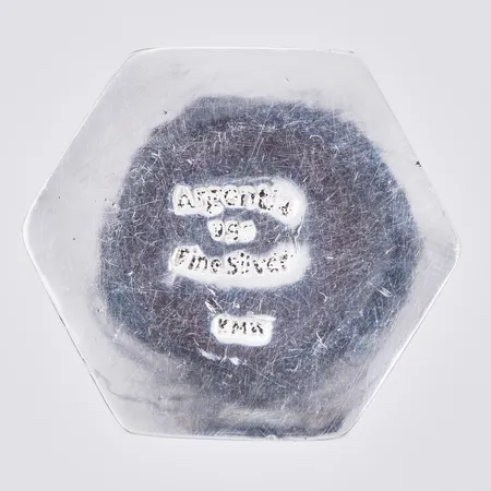 Tacka, Ø ca 3 x 3,5cm, KMW, 999/1000 Silver  Vikt: 106,5 g