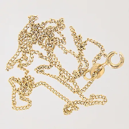 Kedja Pansar, defekt lås, 18K  Vikt: 2,3 g