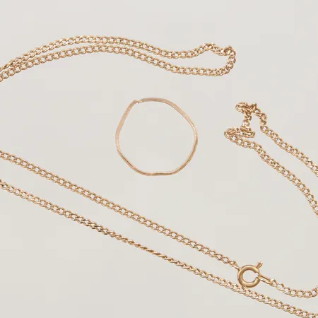 Diverse guld, defekt, 18K 9,6g.