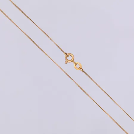 Kedja, Pansar, 37,5cm, 0,8mm, 18K Vikt: 1,2 g