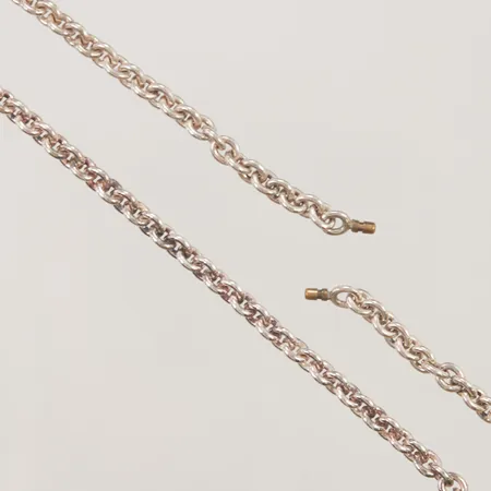 Kedja ankar, Per Borup, 48cm, bredd:5mm, utan lås, 925/1000 Silver 36,0g.