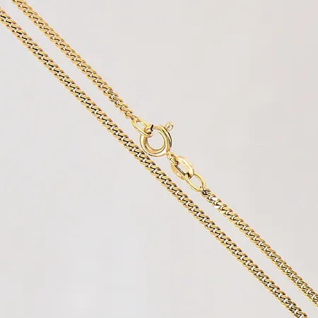 Kedja Pansar, längd 45cm, bredd 2mm, Balestra, 18K  Vikt: 6 g