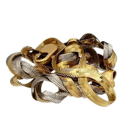 Armband, 18K guld, defekt Vikt: 9,2 g