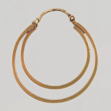 Omaka örhänge, 27mm, 18K 1,6g.