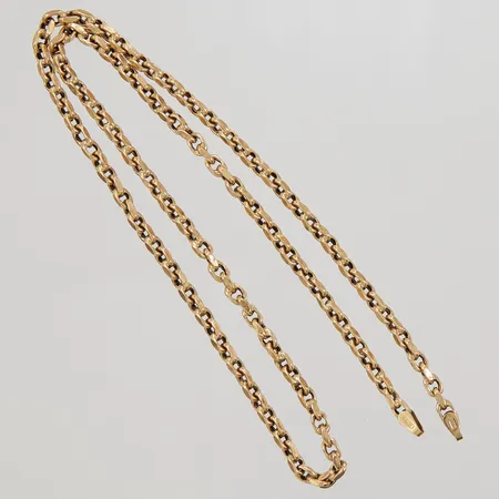 Ankarkedja, 45cm, bredd 3,1mm, defekt, lås saknas, 18K, Vikt: 10,3 g