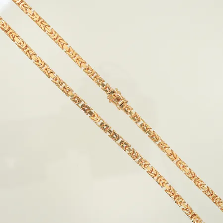 Halskedja Kejsare, 47cm bredd 5mm, 18K 69,9g Vikt: 69,9 g