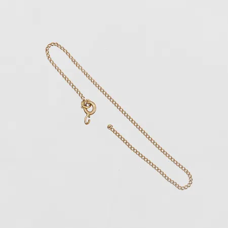 Diverse guld, del av kedja pansar, längd ca 14cm, 18K guld. Vikt: 1 g