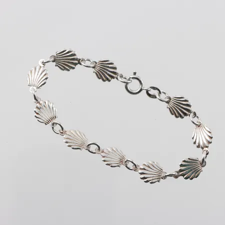 Armband snäckor, längd 14cm, silver Vikt: 4,5 g