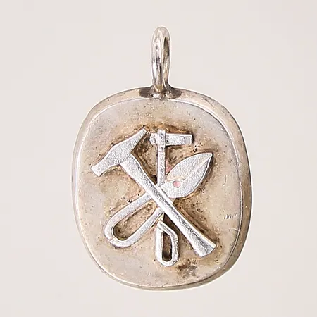 Hänge med dekor, 26x18mm, silver 830/1000 Vikt: 8,1 g