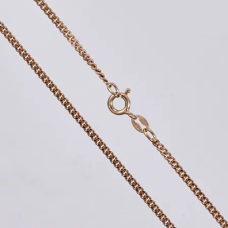 Kedja Pansar längd ca 41,5cm, bredd ca 2mm, förgyllt 925/1000 silver Vikt: 4,8 g