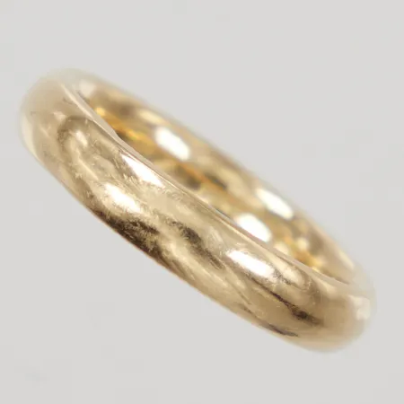 Ring, stl 17, bredd 4mm, ihålig, 18K, Vikt: 1,6 g