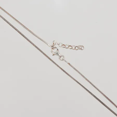 Kedja Ormlänk, 41-43,5cm, bredd 1,2mm, mindre ojämnheter, 925/1000 silver,  Vikt: 4,7 g