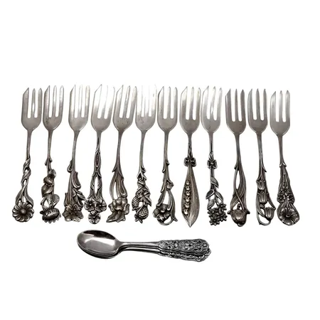 Parti silverbestick, 830/1000, 250,3g Vikt: 250,3 g