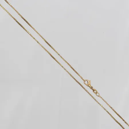 Kedja, Venezia, 73cm, något ojämn, 18K Vikt: 6,6 g