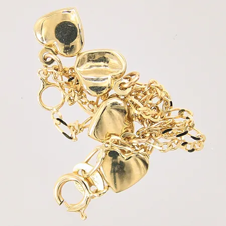 Armband, bucklig, defekt, 18K Vikt: 1,2 g