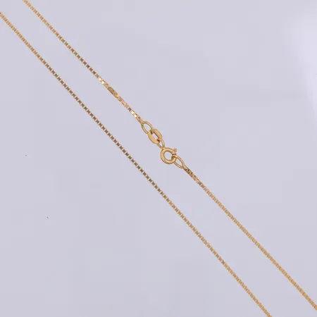 Kedja, Venezia, 50,5cm, 1,3mm, 18K Vikt: 4,9 g