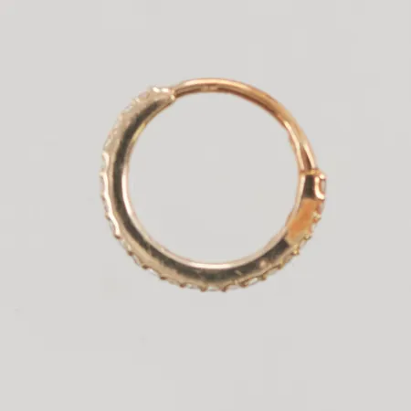 Omaka Örhänge, vita stenar, 14K 0,7g.