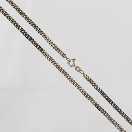 Kedja, Pansar, 45,5cm, bredd 3mm, 835/1000 silver Vikt: 14,4 g