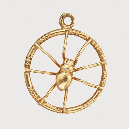 Hänge, spindel, Ø15mm, 18K Vikt: 1 g