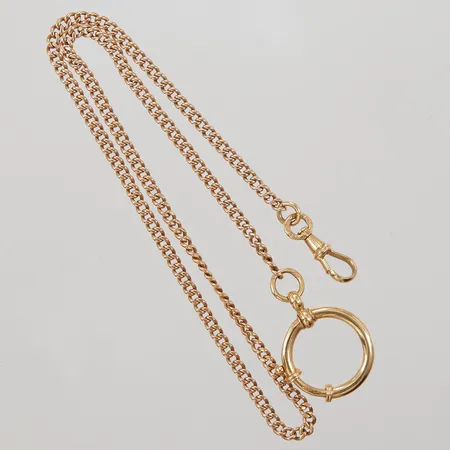 Klockkedja Pansar, 39cm, bredd 3mm, 18K,  Vikt: 14,8 g