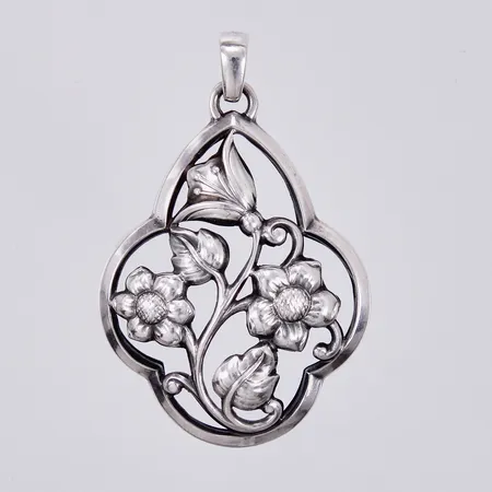 Hänge, längd: ca 5cm, bredd: ca 36mm, Guldvaruaktiebolaget G. Dahlgren & Co Abår 1947, 830/1000, silver Vikt: 9,9 g