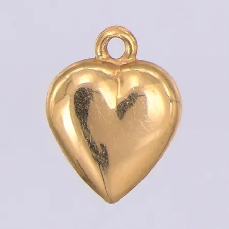 Hänge hjärta, mönstrad, saknar ögla, 18K Vikt: 0,4 g