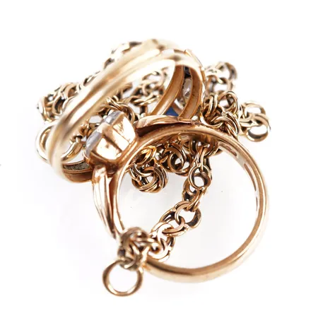 Diverse guld, 18k Vikt: 8,8 g