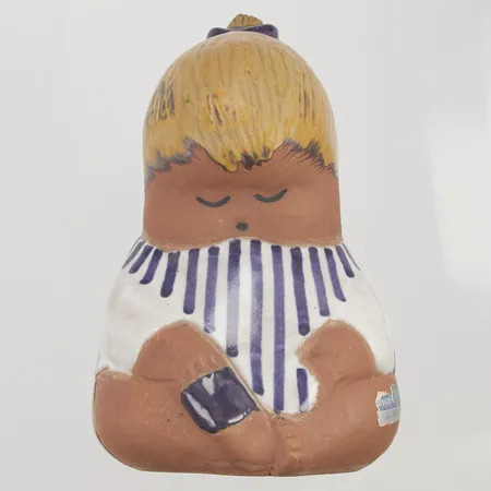 Figurin Lisa Larsson för Gustavsberg, Johanna, höjd ca 16cm, stengods signerad, sliten etikett.