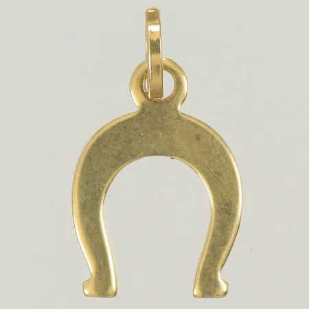 Hänge "hästsko" längd ca, 17mm, bredd 1-11mm, 8K, 0,6g 