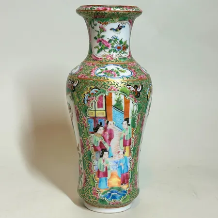 Vas, Famille rose, Kina, 1800-talets slut, höjd 24,5cm