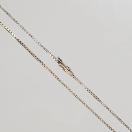 Kedja Venezia, 38cm, bredd 1,3mm, vitguld, 18K, Vikt: 5,4 g