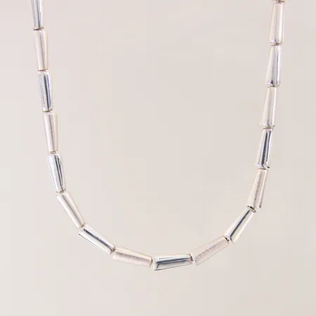 Collier, längd 42,5cm, bredd 5,5mm, GFAB, silver 925/1000 Vikt: 52,1 g