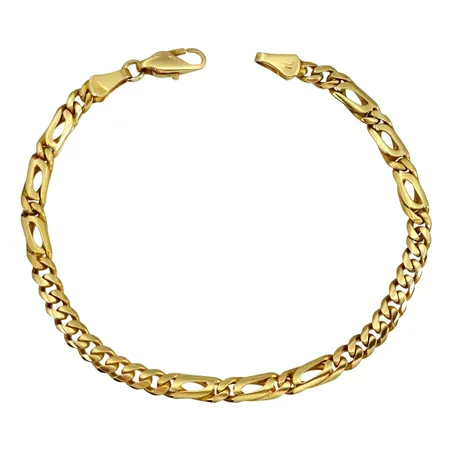 Armband, 18K guld, längd 20,0 cm, bredd 5 mm, tjocklek 2 mm Vikt: 15,1 g