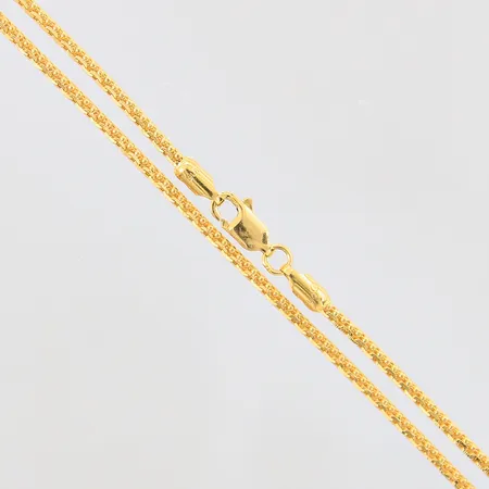 Kedja, längd 51cm, bredd 2mm, 22K Vikt: 11,9 g