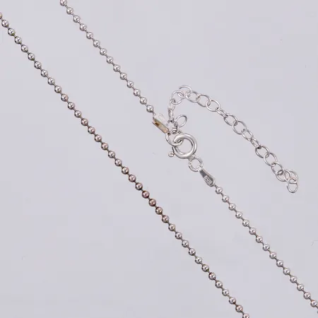 Kedja Kullänk, längd: ca 45-50cm, bredd: ca 2mm, GHA, 925/1000 Silver  Vikt: 4,6 g