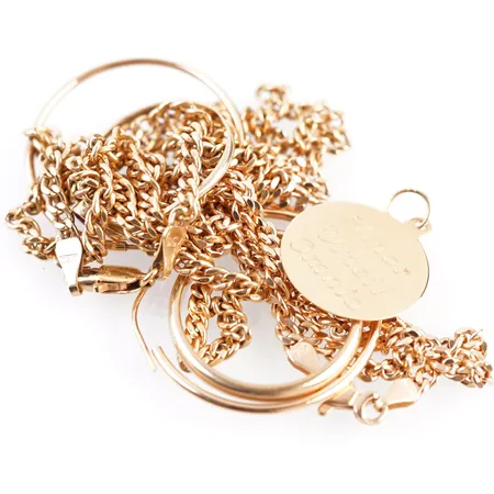 Diverse guld, 18k Vikt: 20 g