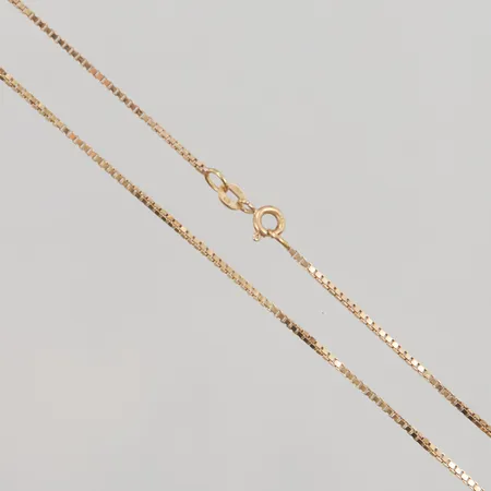 Kedja, Venezia, 70cm, bredd:1mm, 18K 8,4g.