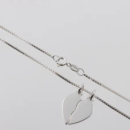 Kedja venezia 43cm med hänge , silver Vikt: 5,3 g