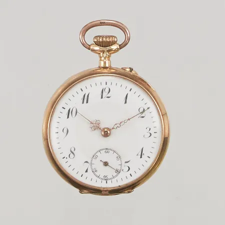 Mormorsur 14K, 31mm, boettnr:21309/3, graverad innerboett, bruttovikt 24,0g.